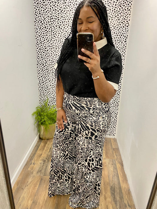 Color Contrast Blouse