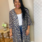 Sheer Leopard Kimono