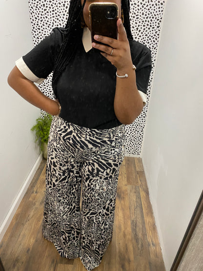 Color Contrast Blouse