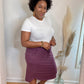 Eggplant Skirt