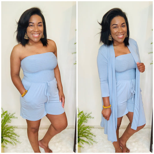 Blue Romper