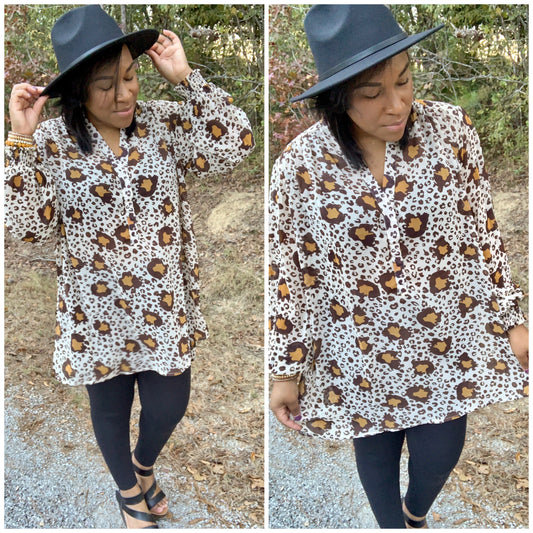 Mandarin Tunic Top