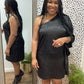 Black One Shoulder