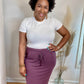 Eggplant Skirt