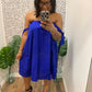 Open Shoulder Tie Dress