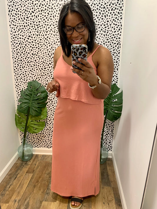 Layered Tank Dress