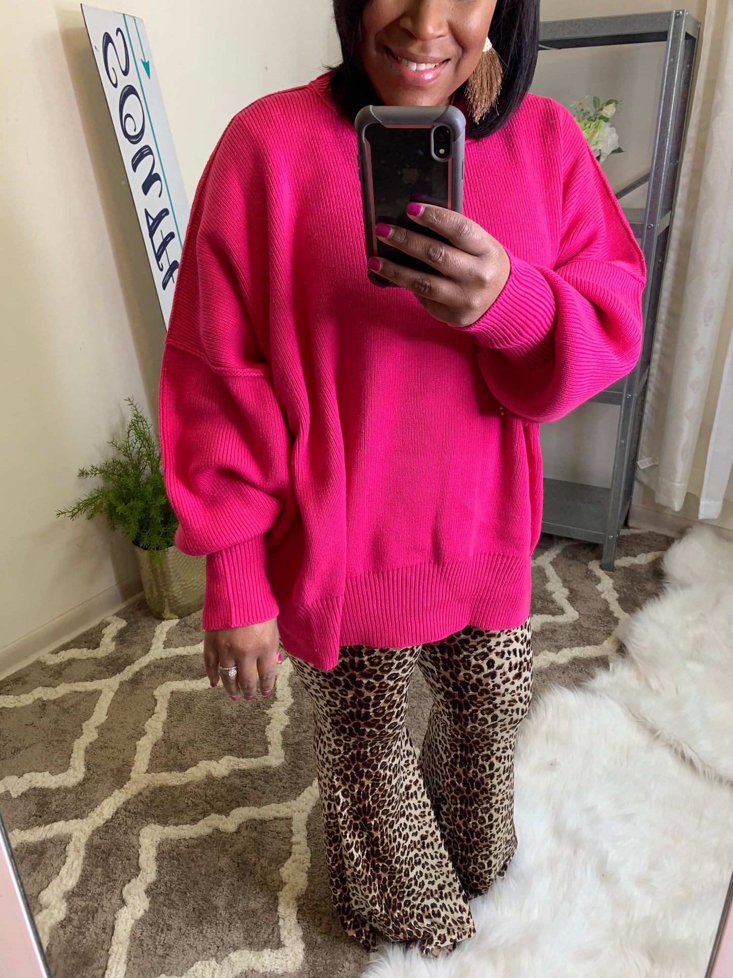 Hot Pink Sweater