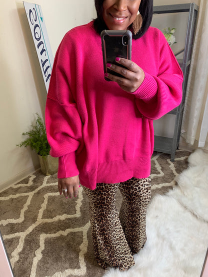 Hot Pink Sweater