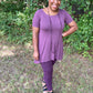 Eggplant Tunic Top