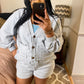 Gray Short Set