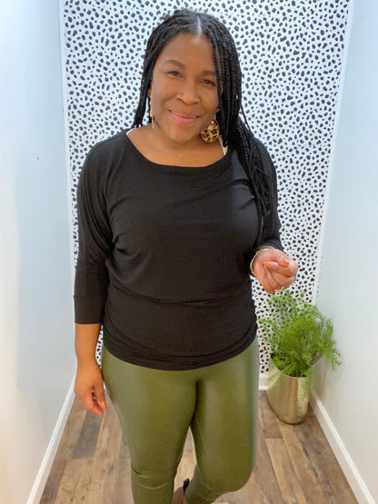 Black Essential Top