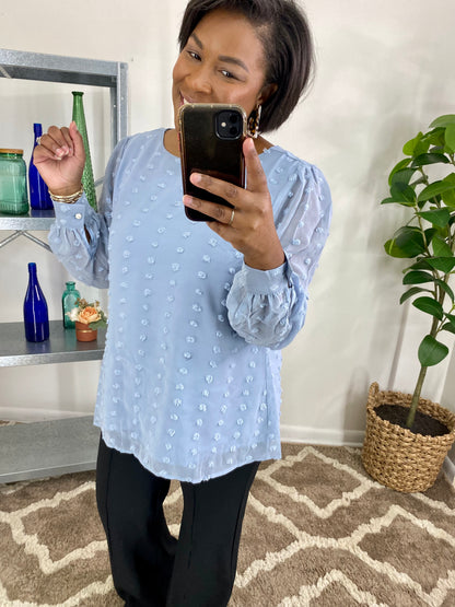 Swiss Dot Blouse