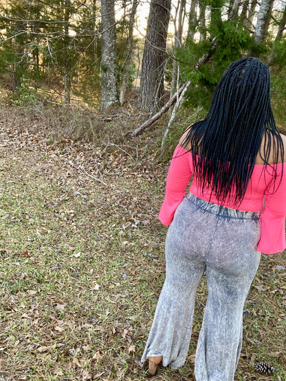 Acid Wash Bell Bottoms
