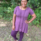 Eggplant Tunic Top