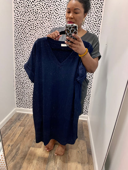V-Neck Dress (Plus)
