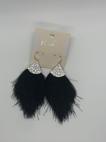 Black/Silver Fringe