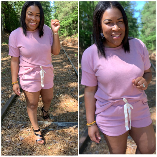 Rose Short Set