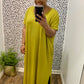 Olive Side Slit Maxi Dress
