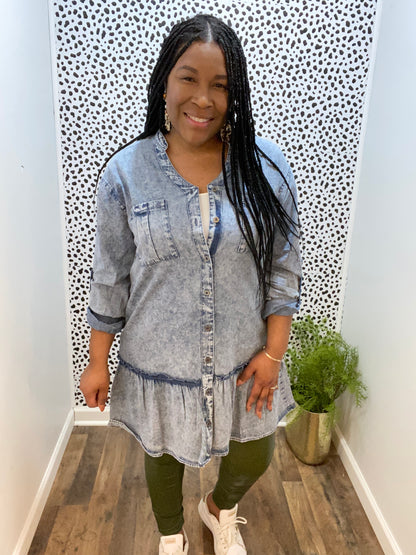 Denim Midi Dress