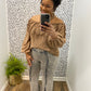 Fringe Open Shoulder Top