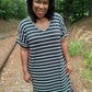 Hunter Green V-Neck Dress