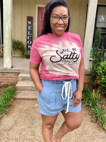 Chambray Shorts