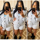 Gray Short Set